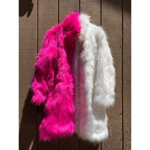 Fake fur festival jacket